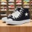 1pc Men's & Women's High-Top Sneakers - Black/White/Star Print (Five-Pointed Star Design) - Lace-Up Round Toe, Breathable Fabric Upper, Cushioned Rubber Sole - All-Season Casual, Gym, Everyday Sneakers - Minimalist Streetwear - Compatible with Men's & Women's (Unisex Fit) - Ideal for Running, Workouts, Formal Events - Versatile Casual Attire - Easy-Clean Design - Available in Black/White/Color Accent Options