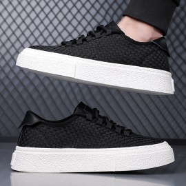 Men's Fashion Street Sports Casual Shoes Thick Sole Anti-slip Trendy Comfortable Board Shoes