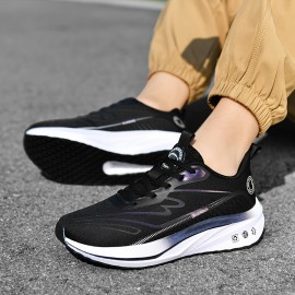 Women'S Wide Width Running Shoes - Lightweight Breathable Athletic Sneakers with Cushioned MD Sole, All-Season Gym, Jogging, Walking Shoes - Grey/Black/Color Accent Design for Everyday & Competitive Use - Extended Sizes Available, Gym Footwear, Sleek Sporty Look, Flexible Footwear, Running Shoes For Men Carbon