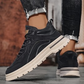 Men'S Lightweight Hiking Boots - All-Season Outdoor Trekking Shoes with Lace-Up Closure, Non-Slip PVC Outsole - Brown/Black - for Camping, Urban Commute, Everyday - Durable Synthetic Faux Upper - All-Terrain Traction & Easy-Clean Design - Ideal for Beginners & Experts, Hiking Gear, Camping Footwear, Retro Style Footwear, Fabric Lined Interior, Casual Footwear, Rugged Design, Sturdy Construction, Adventure Footwear, Active Lifestyle, Work Boot For Men, Boot For Men, Tactical Boot For