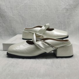 Women'S Slip-On Moccasins - Comfortable Square Toe Loafers with Chunky Heel, Black Synthetic Cover, Casual & Stylish Design for All Seasons, Casual Footwear | Chunky Heel Shoes | Synthetic Cover Shoes