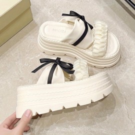 [Super High Heel Slippers] High Heel Rubber Slippers | Super High Heels (Greater than 8cm) Platform Sole PU