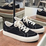 Men'S Summer Casual Sneakers - Breathable, Lightweight Canvas Shoes with Stylish Red & White Design, Lace-Up, Round Toe, Comfortable for School, Work, or Casual Attire, Casual Footwear|Stylish Casual Shoes|Faux Cover Sole